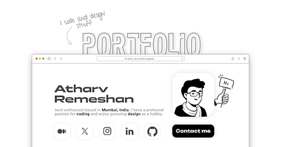 Portfolio website social image animation branding graphic design portfolio ui webdesign website