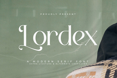 Lordex - A Modern Serif Font style