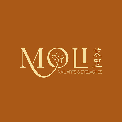 MOLI NAIL ARTS & EYELASHES | LOGO DESIGN & BRAND IDENTITY branding design eyelash graphic design illustration logo logos logotype logotypo nail nail spa vector