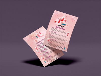 Brochure Design "MISS YOUTH SKINCARE" advertising brand identity branding brochure brochure design brochures design graphic design logo visual branding