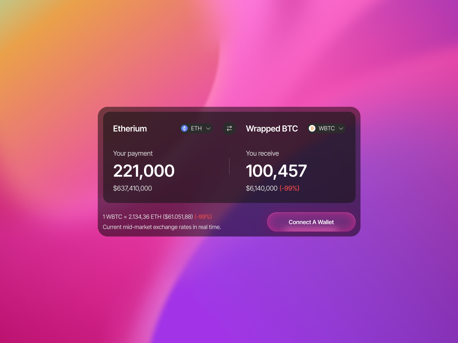 Gigaswap - Token Swap Web Design binance blockchain crypto cryptocurrency design interface investment landing page landingpage swap token tokenswap ui ui design uiux wallet web web design website website design