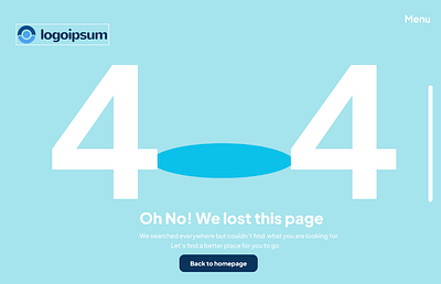 Error 404 Page ui
