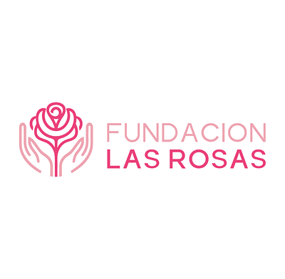 Fundación Las Rosas Logotipo banner branding graphic design illustration logo vector youtube