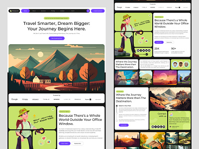 Travel Agency Website Design agency web design agency website app design app designer app ui ux design design figma designer figma uiux framer template landing page design mobile app modern design product design ui ui designer web design figma webflow template