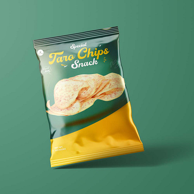 Taro Packaging Design company design label marketing packaging product snack taro visual