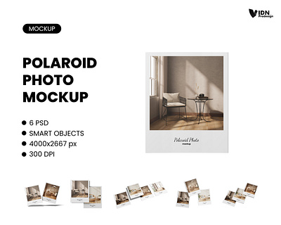 Polaroid Photo Mockup promotional