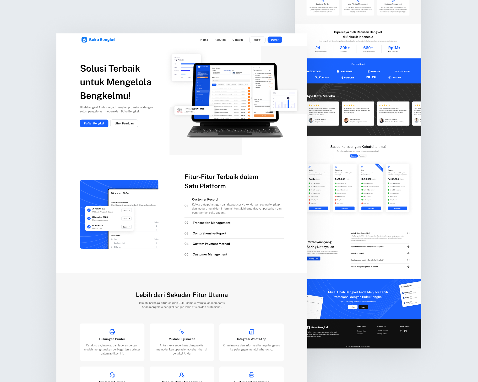 Example of Landing Page Design