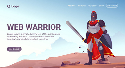 Web Warrior Illustration designer