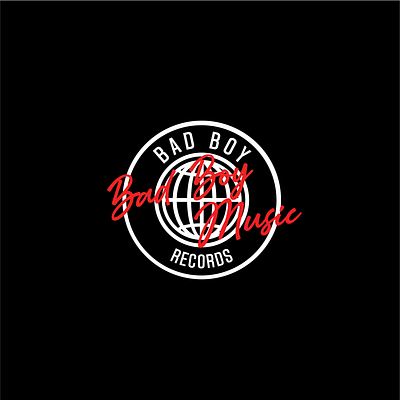 BAD BOY MUSIC branding graphic design logo