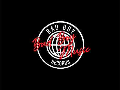 BAD BOY MUSIC branding graphic design logo