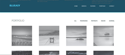 Blueasy Image Gallery photography responsive design web design