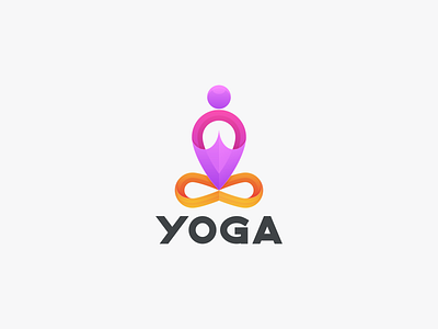 YOGA branding design graphic design icon logo yoga yoga coloring yoga design graphic