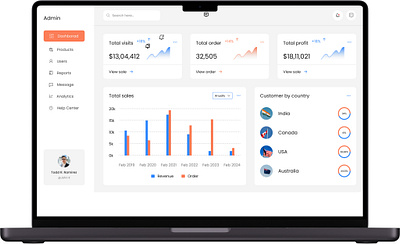 Admin Panel Dashboard