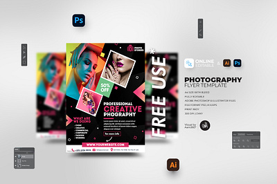 Creative Photography Flyer Template aam360 aam3sixty beauty photography flyer branding bridal photography elegant photography flyer event photography flyer template model photography photo studio photographer poster template photography advertising photography classes flyer photography flyer photography service flyer product photography poster professional photography flyer wedding photography