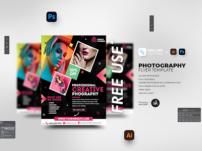 Creative Photography Flyer Template aam360 aam3sixty beauty photography flyer branding bridal photography elegant photography flyer event photography flyer template model photography photo studio photographer poster template photography advertising photography classes flyer photography flyer photography service flyer product photography poster professional photography flyer wedding photography