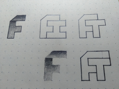 F & F T Sketches abstract design idea ideas inspiration letter lettermark logo logo design logo designer logodesign logomark logos mark minimal minimalist modern simple sketch typography