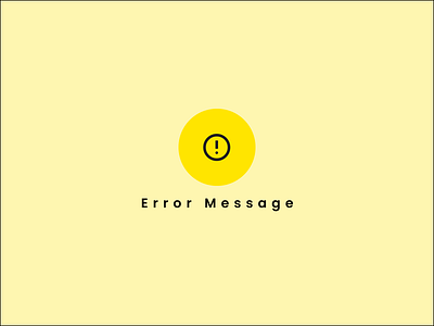 🔴 Daily UI Challenge Day 10: Error Message dailyui ui