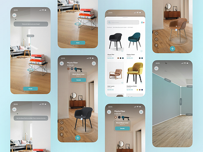 Unleash Your Interior Design Vision with Augmented Reality android app augmented reality ios mobile app product design ui ui ux ui design ui ux design ux