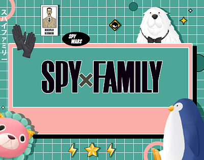 SPY X FAMILY 2d illustration spyxfamily