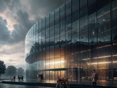 "Reflective curve" Museo de arte contemporaneo 3d architecture arquitecturaconimpacto design