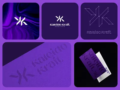 Kaleidokraft design studio identity design business logo