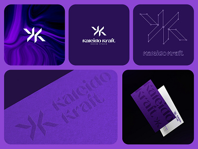 Kaleidokraft design studio identity design business logo