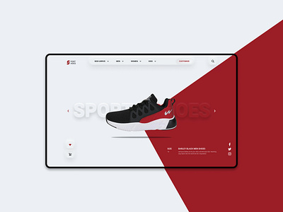 Sport Shoes E-Commerce blog website build wordpress website business website create website elementor figma design figma design website figma website figma website design landing page shopify ui webflow website builder website design website development website mockup website uiux design wix woocommerce website