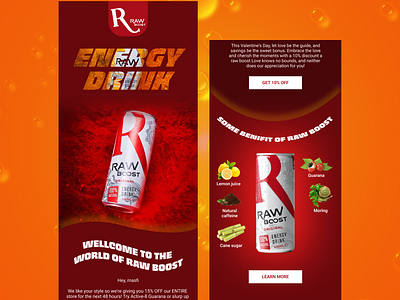 Energy Drink Email Design colddrink email design email design energy drink email design food email design healthy drink organic food email design softdrink