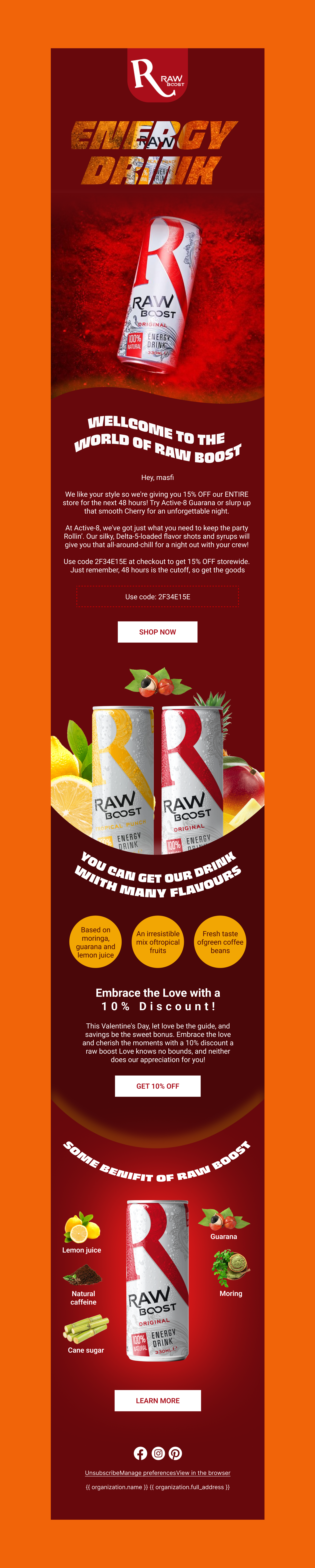 Example of Responsive Email Template Design