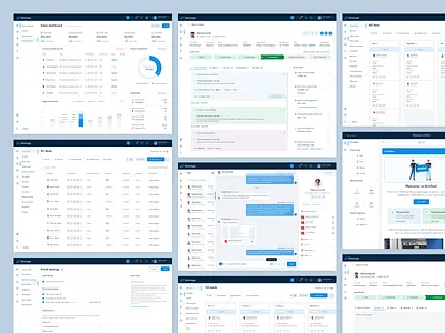 CRM Platform - SaaS UI/UX Design admin panel ai app ai saas ai software ai tools ai webapps ai website chat cms design crm application crm dashboard dashboard design email marketing email template marketing tools odoo saas sales crm self hosting crm uiux design