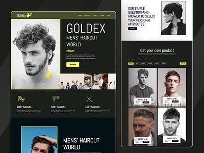 Salon Website clean delisaas delisas hair website home page landing page saas salon salon website sas spa website uiux uix ux web design web ui website website design