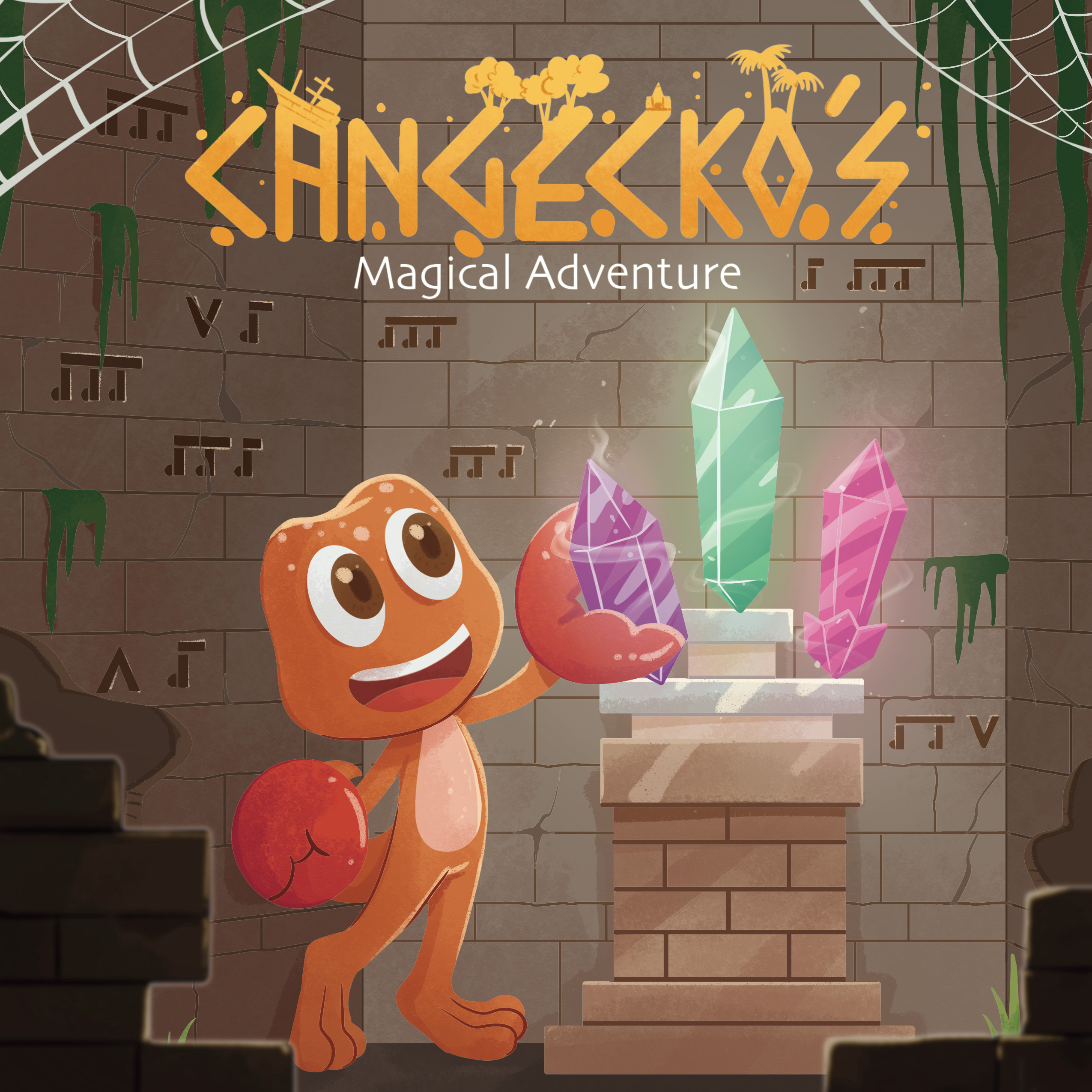 Cangeckos Children Book Illustration animal author children children book custom illustration geckos illustration ocean under the sea