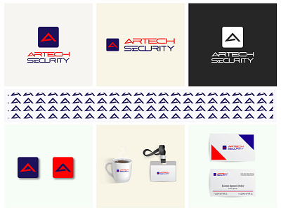 Artech Security Logo & Brand Identity Design for Company. 3d animation branding graphic design logo motion graphics ui