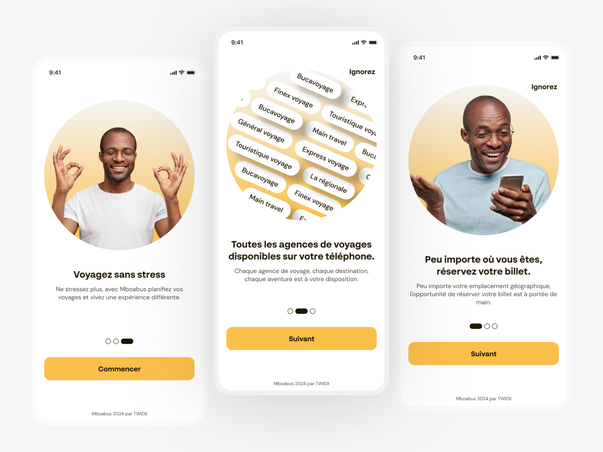 Mboabus - onboarding bus app bus travel design minimalist mobile design travel ui