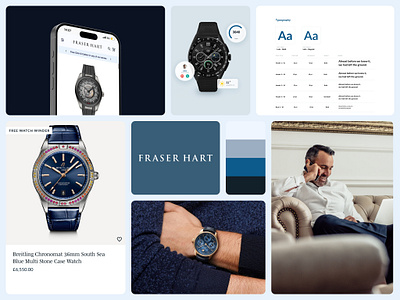 Fraser Hart - UX/UI Redesign brand branding redesign research ui ux ux design uxui visual design watch web design website