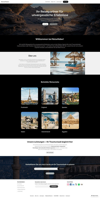 Travelagency Website https://jumpy-goal-531061.framer.app/ design framer graphic design landingpage ui ux webdesign webdesigner