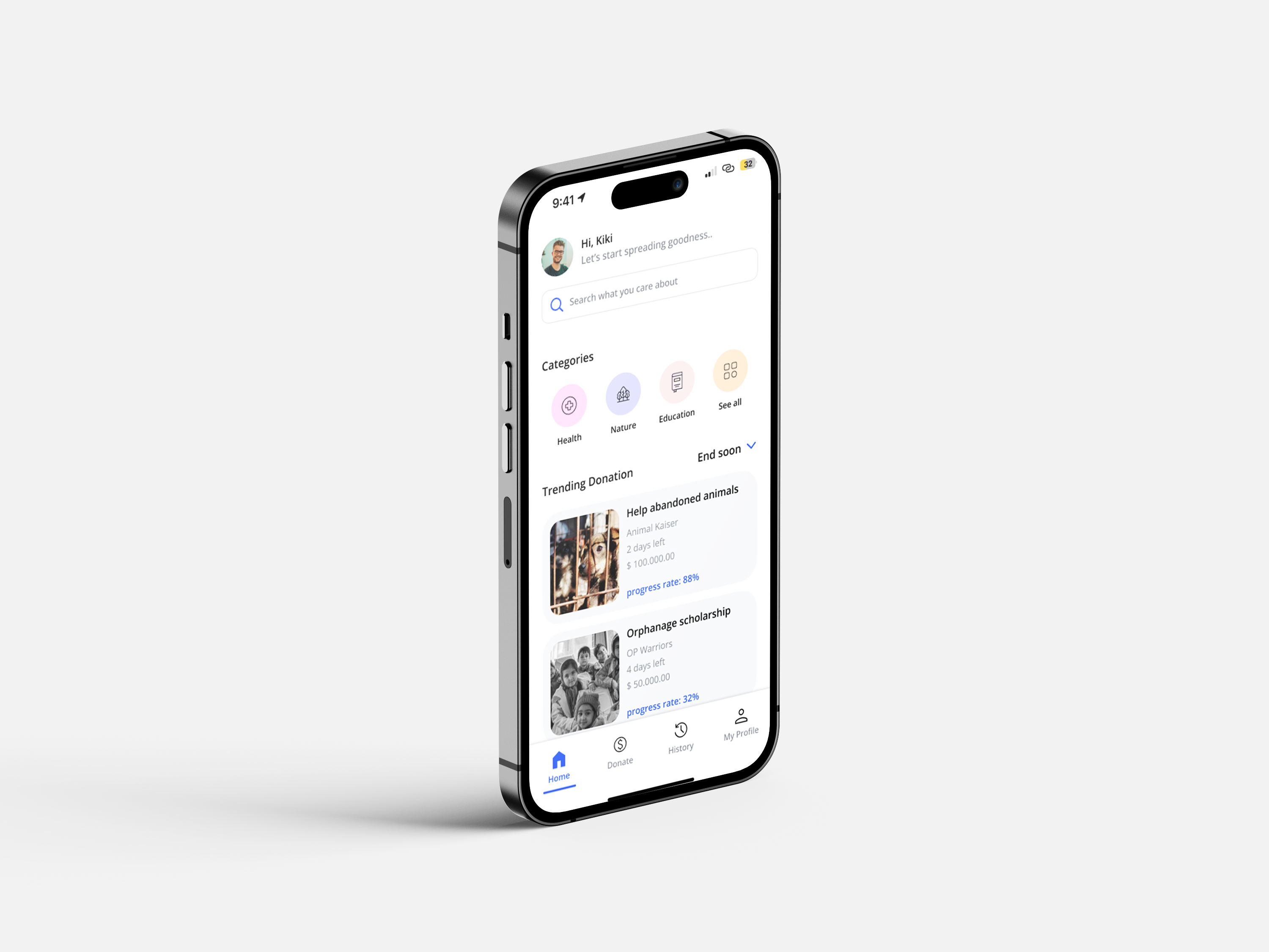 Example service media