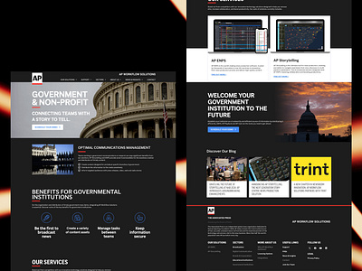 Associated Press Workflow UX/UI Redesign 3d animation brand identity branding logo motion graphics