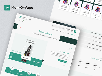 Vape: E-Cigarette Shop design ecommerce ecommerce excellence figma online shop real project store website ui uiux ux vape vape store web design website