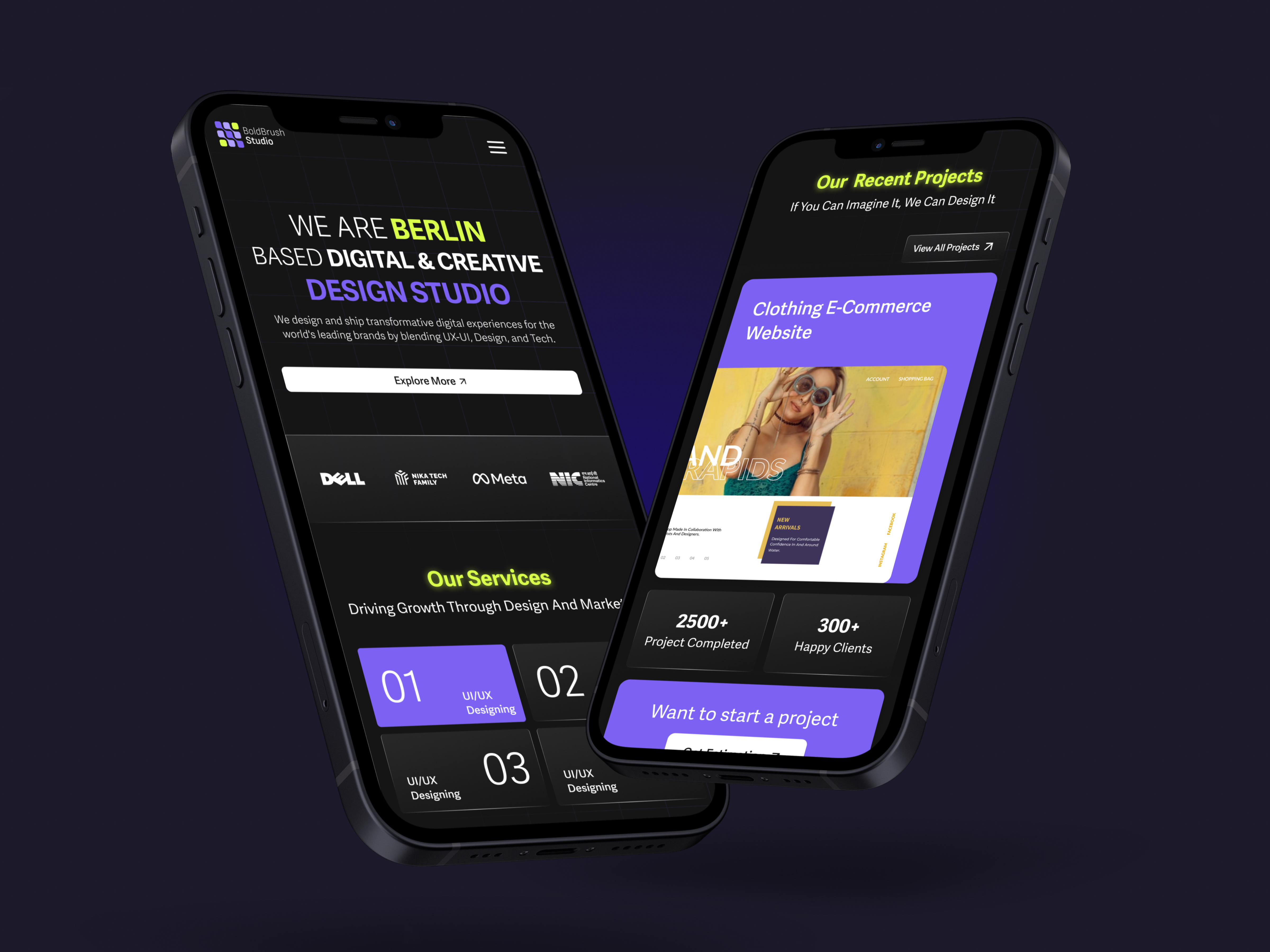 Example of Custom Landing Page Design