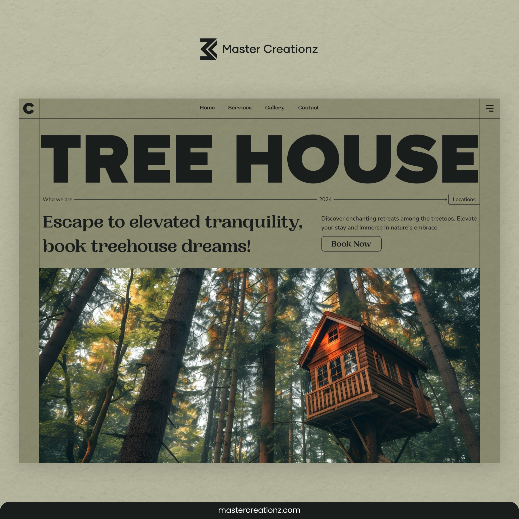Tree House Web Design glimpse clean design creative daily ui homepage landing page modern modern look tree house website typography ui user interface design ux web webdesign website design wordpress development