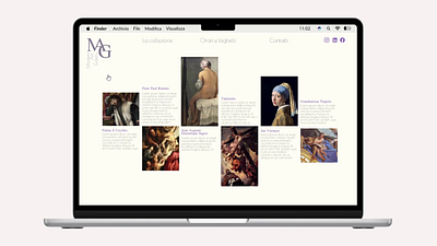 Websites art culture graphic design uxue website