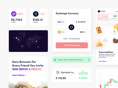 New Dashboard UI for Banxso brand identity