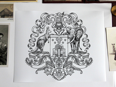 Creating a Family Heirloom - Family Crest branding coatofarms graphic design heraldry icon illustration logo logotype motion graphics vector