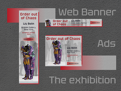 Web Ads Design banner graphic design the exhibition ads ui web ads design web banners
