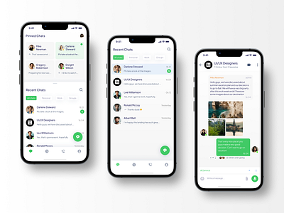 Messaging / Communication Mobile App daily daily ui dailyui design figma ios mobile mobile app mobileapp ui ui design uidesign uiux user experience user interface userinterface ux ux design