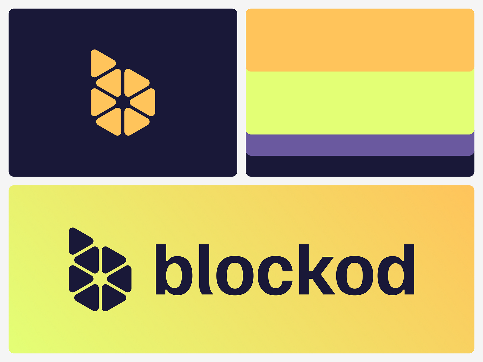 Blockod | Logo design by Oleg Coada on Dribbble