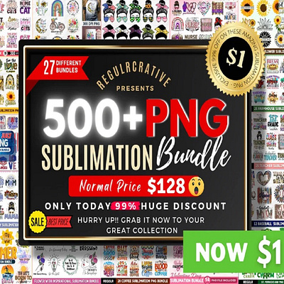 500+ Sublimation PNG Bundle 27 Different Bundles 3d animation apparel graphic design motion graphics