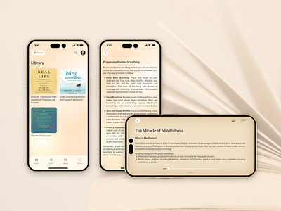 Book Reader Section | Mobile App application book bookreader e book ebook library mobile design product design reader reading ui