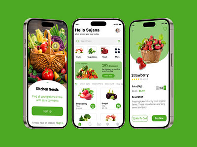 Grocery Needs grocery needs mobile ux product design ui design ux design